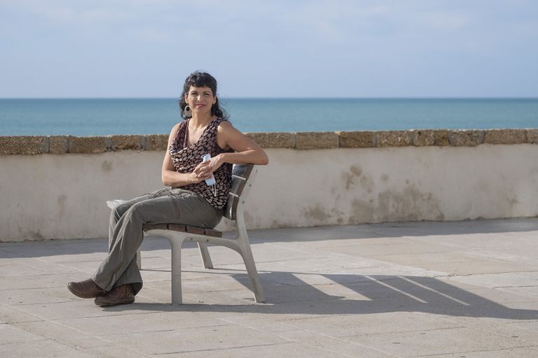 La expresidenta de Adelante Andalucía, Teresa Rodríguez, ayer en Cádiz.