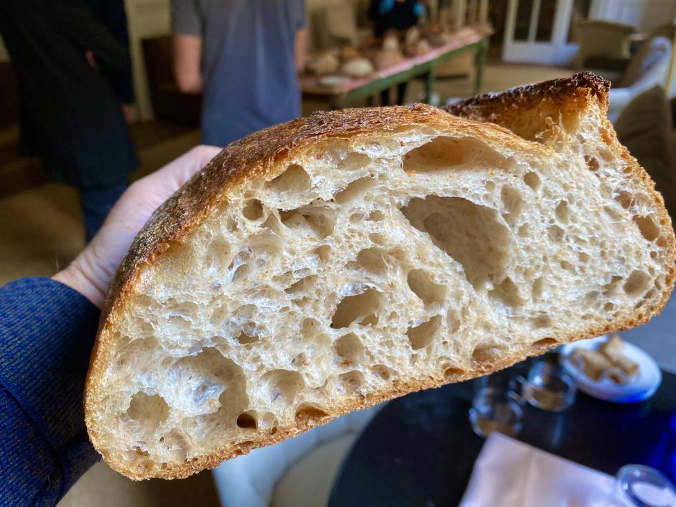 Hogaza ganadora al corte. J.C. CAPEL