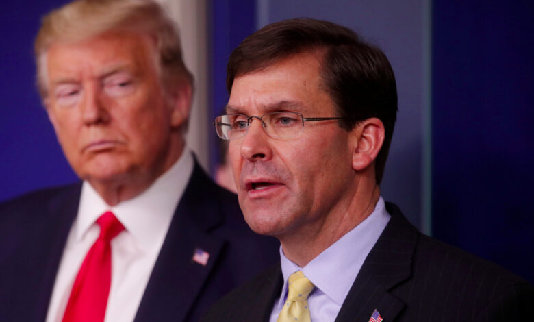 Trump despide a Mark Esper, su secretario de Defensa
