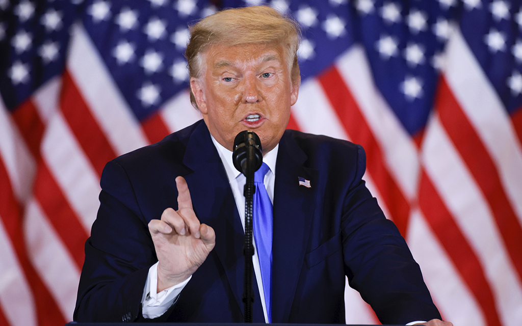 Trump rechaza que Biden se declare ganador de la elección, aunque él mismo ya lo hizo