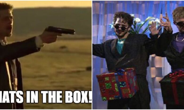 ¿Qué hay en la caja? 10 divertidos memes de Se7en | ScreenRant