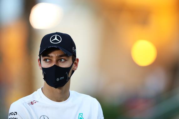 George Russell, en Bahrein