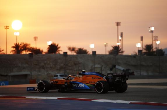 Carlos Sainz, en el GP de Sakhir de F1 2020