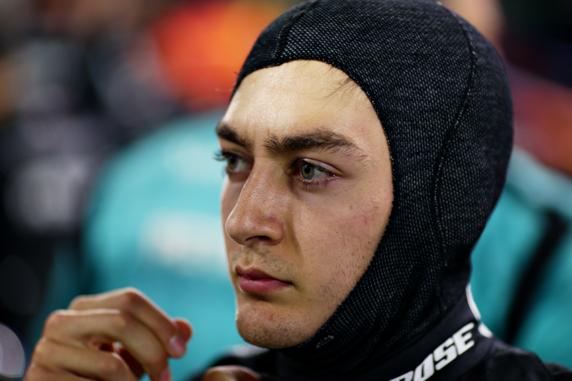 George Russell, en su primera carrera con Mercedes