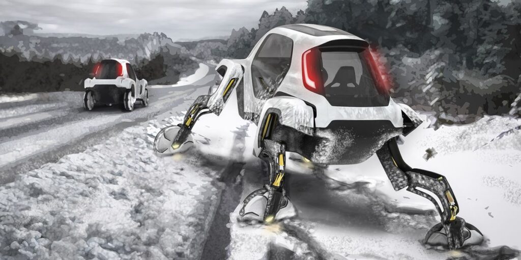 Hyundai quiere comprar el perro robot para que sus autos se vean así