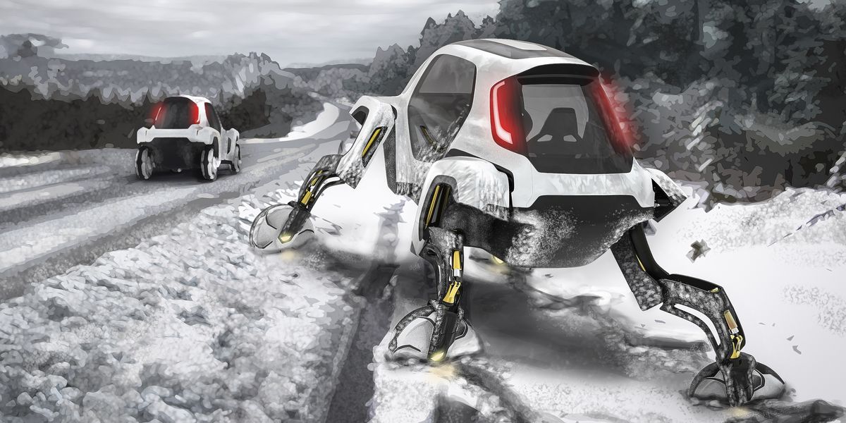 Hyundai quiere comprar el perro robot para que sus autos se vean así