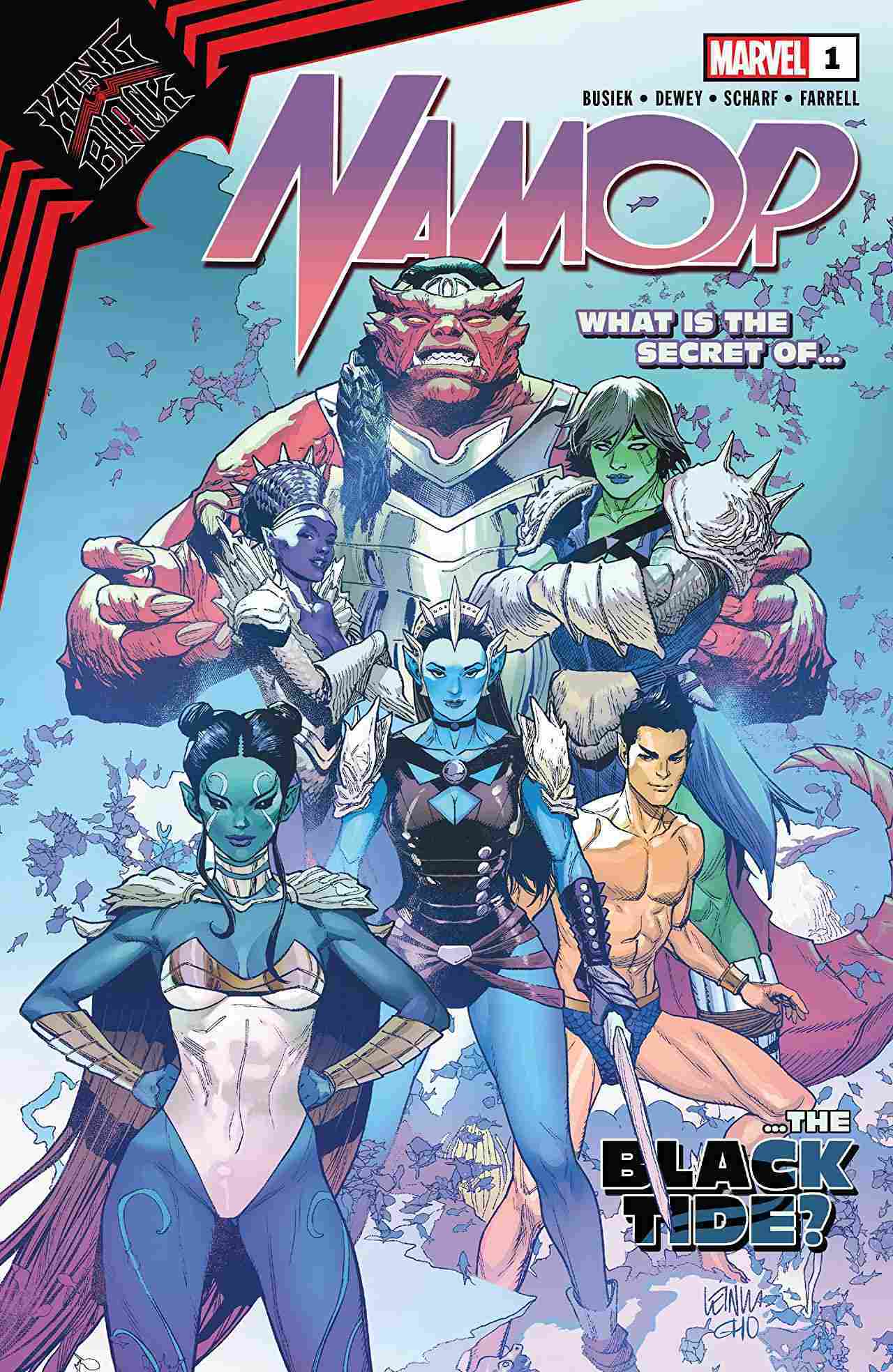 Rey de Namor Negro # 1 Rey de Namor Negro # 1