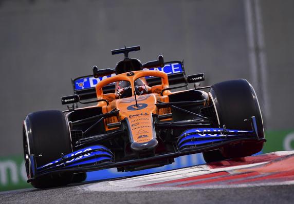 Sainz, en el GP de Abu Dhabi de F1 2020