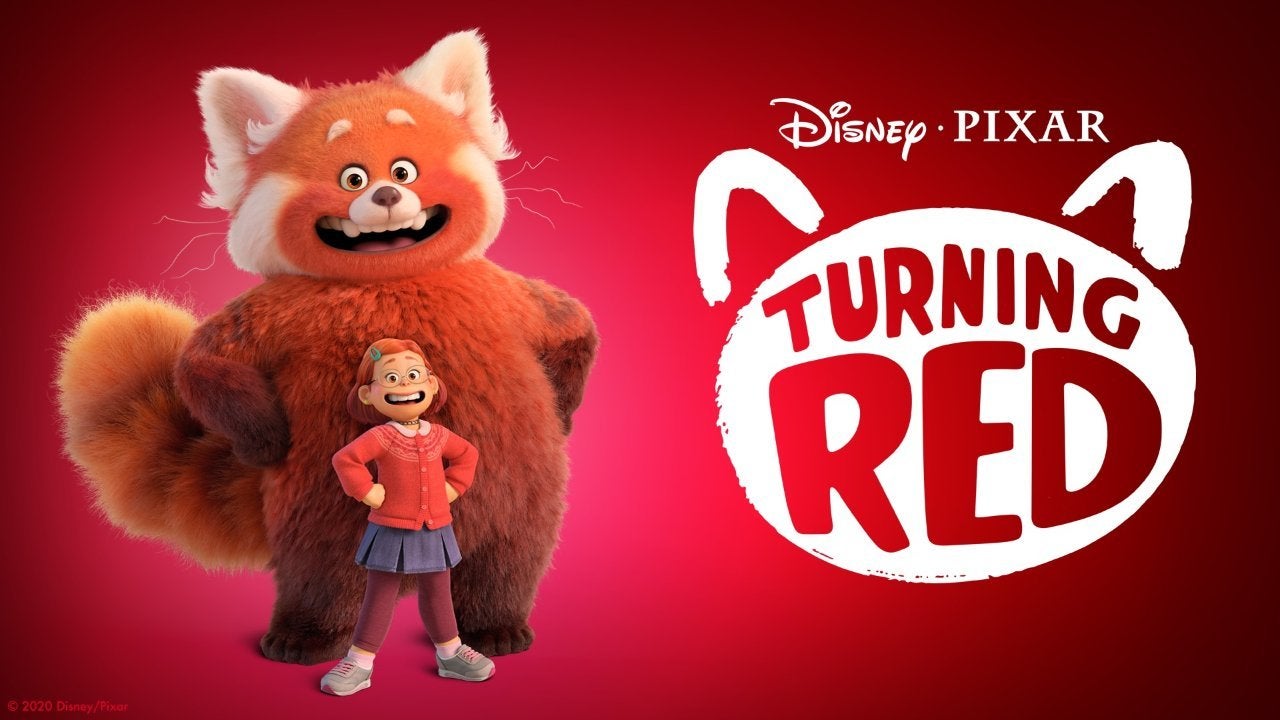 volviendo rojo película pixar disney