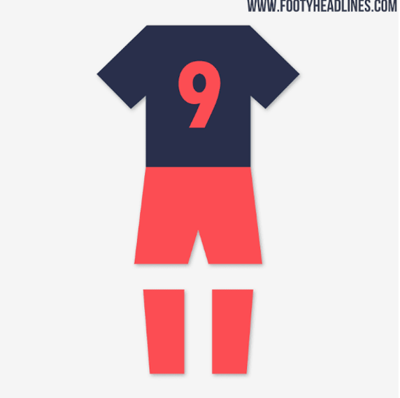 Detalles filtrados de la segunda equipación del Atlético de Madrid 21/22.