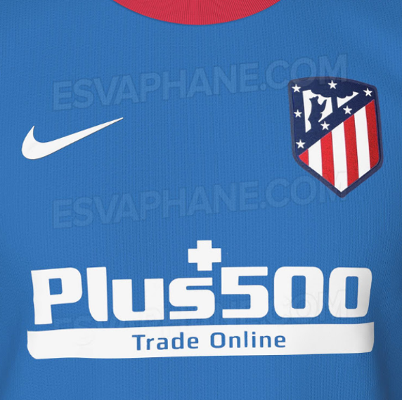Detalles filtrados de la tercera equipación del Atlético de Madrid 21/22.