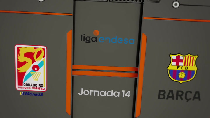 Resumen del Monbus Obradoiro - Barça (75-78)