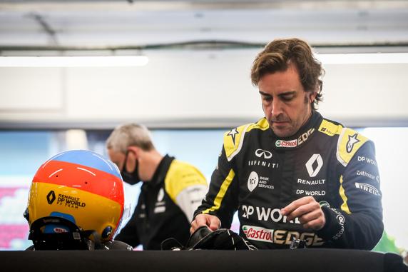 Fernando Alonso, con Renault