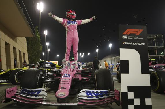 Checo Pérez, ganador del pasado GP de Sakhir de F1 2020