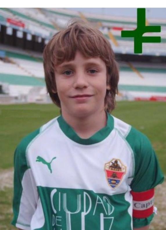 Saúl Ñíguez, en su inicio del Elche CF.