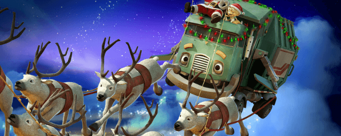 camión de basura navidad camión de basura navidad