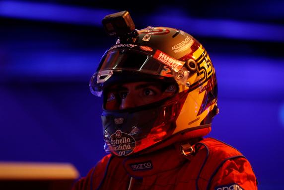 Carlos Sainz, en un evento de karting con la prensa junto a Estrella Galicia 0,0