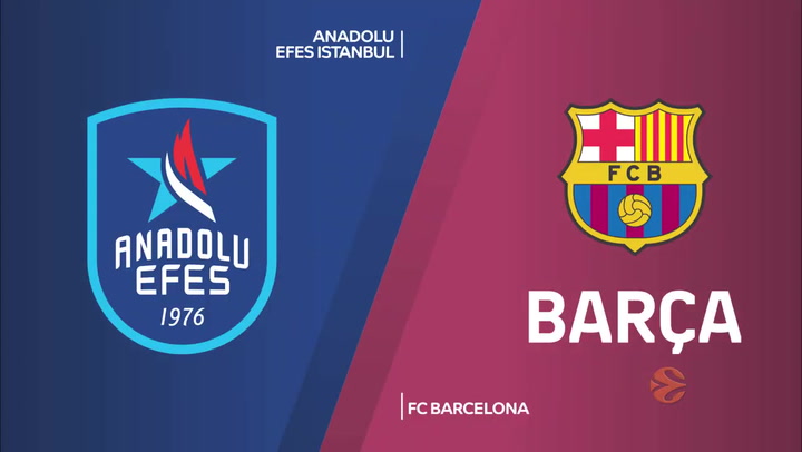 Euroliga: Anadolu Efes Istanbul - FC Barcelona