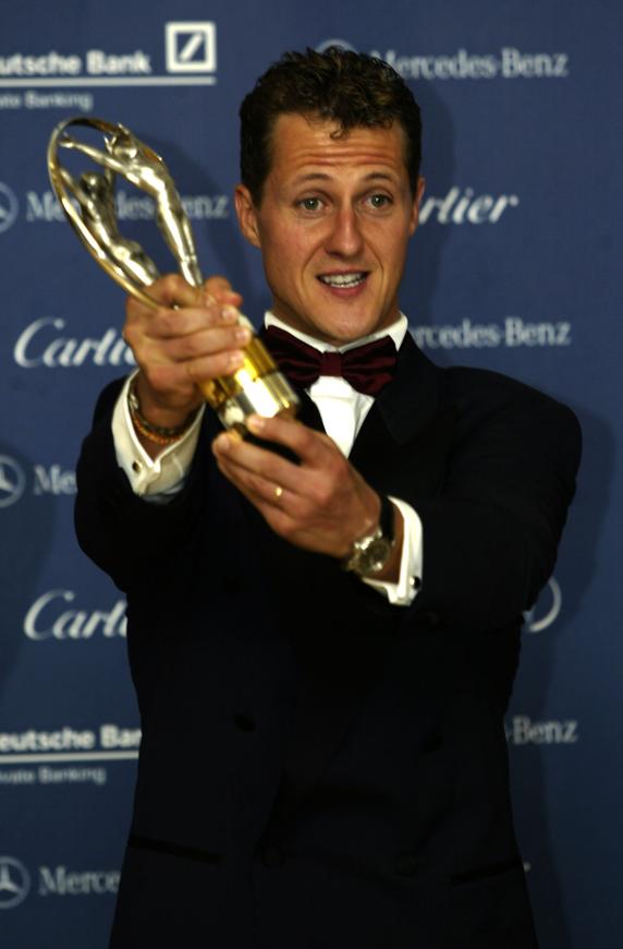 Michael Schumacher gana el mejor deportista mundial del año en 2002