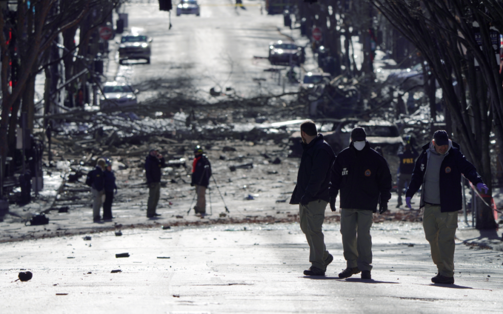 Identifican a presunto sospechoso del coche bomba de Nashville