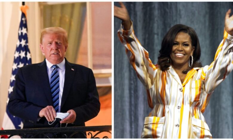 Donald Trump y Michelle Obama, los más admirados por los estadounidenses en 2020: Gallup
