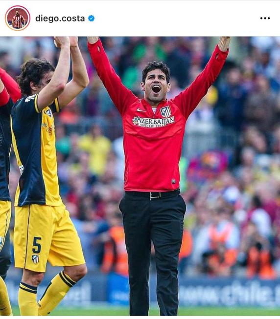 Una de las fotos que eligió Costa para despedirse.