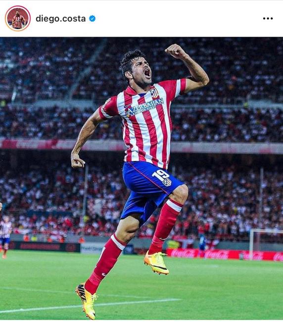 Una de las fotos que eligió Costa para despedirse.