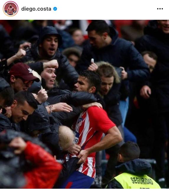 Una de las fotos que eligió Costa para despedirse.