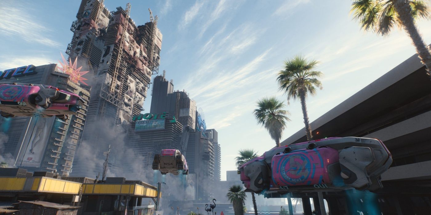 Cyberpunk 2077 monorraíl sin usar encontrado en el juego |  Screen Rant