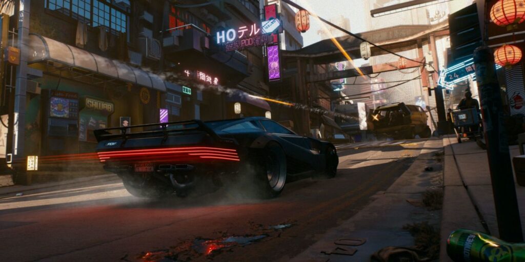 Cyberpunk 2077 obtiene un cambio de imagen retro en Doom Reshade Mod