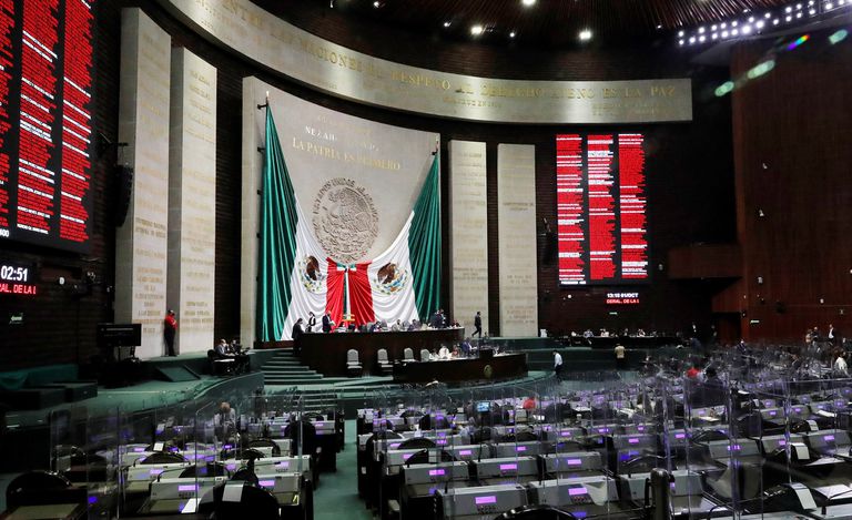 La sesión en la Cámara de Diputados del 7 de octubre de 2020.