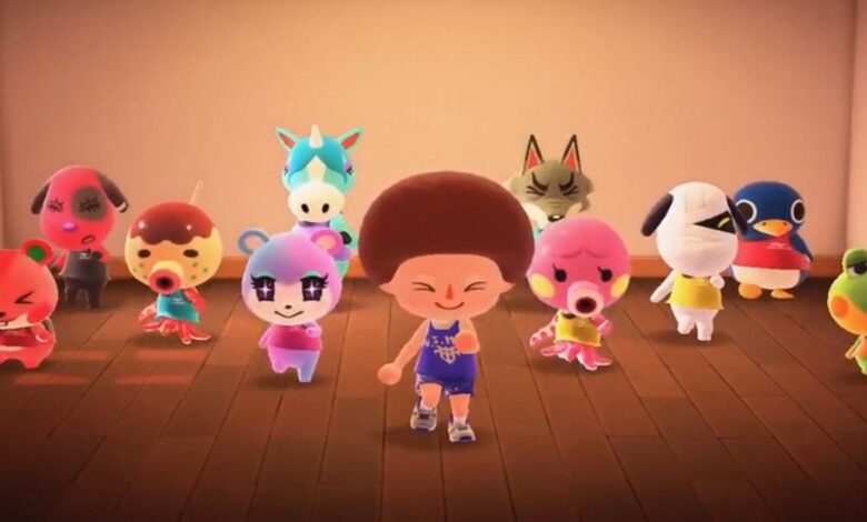 La reacción de entrenamiento de Animal Crossing es perfecta para adorables videos de baile