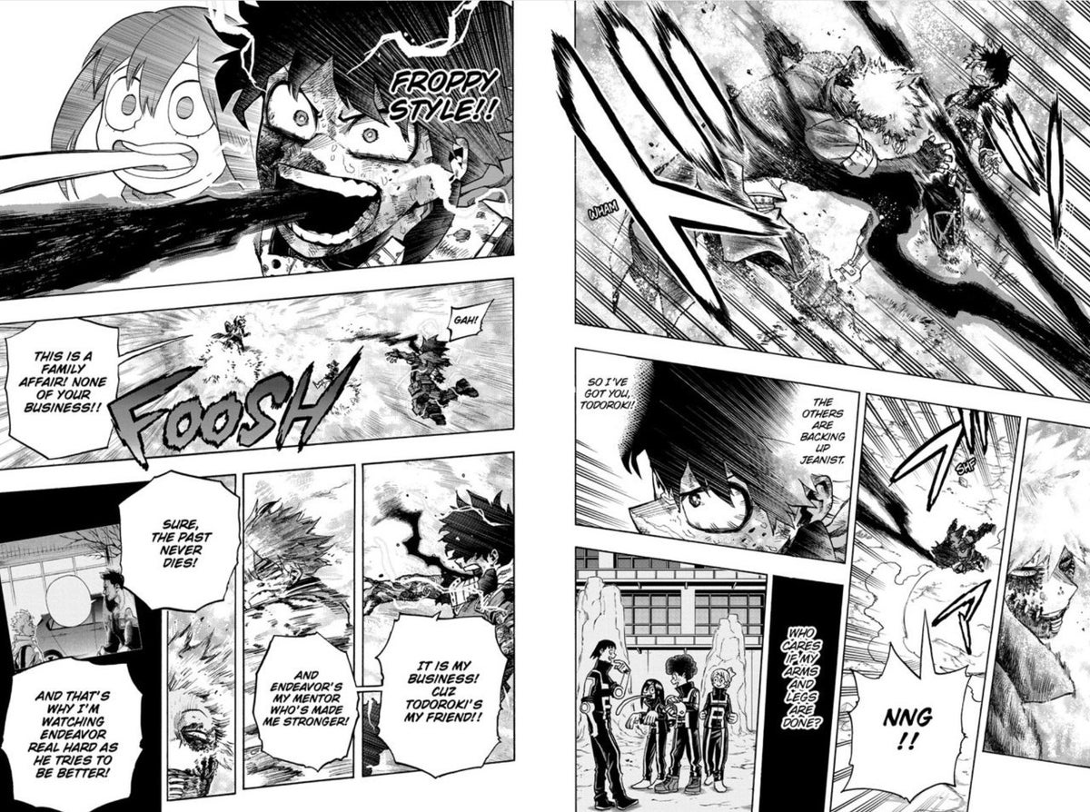 My Hero Academia Manga Capítulo 293 Spoilers Izuku Black Whip Tongue Froppy My Hero Academia Manga Capítulo 293 Spoilers Izuku Black Whip Tongue Froppy