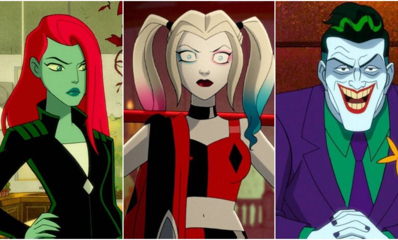 Personajes de Harley Quinn ordenados en sus casas de Hogwarts