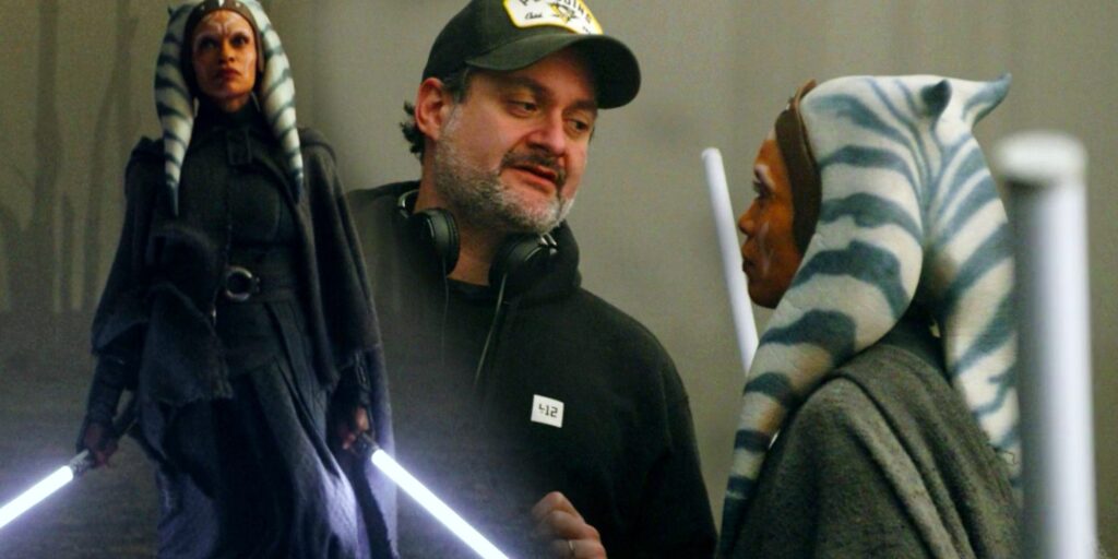 The Mandalorian: cómo se ven los sables de luz de Ahsoka Tano sin CGI