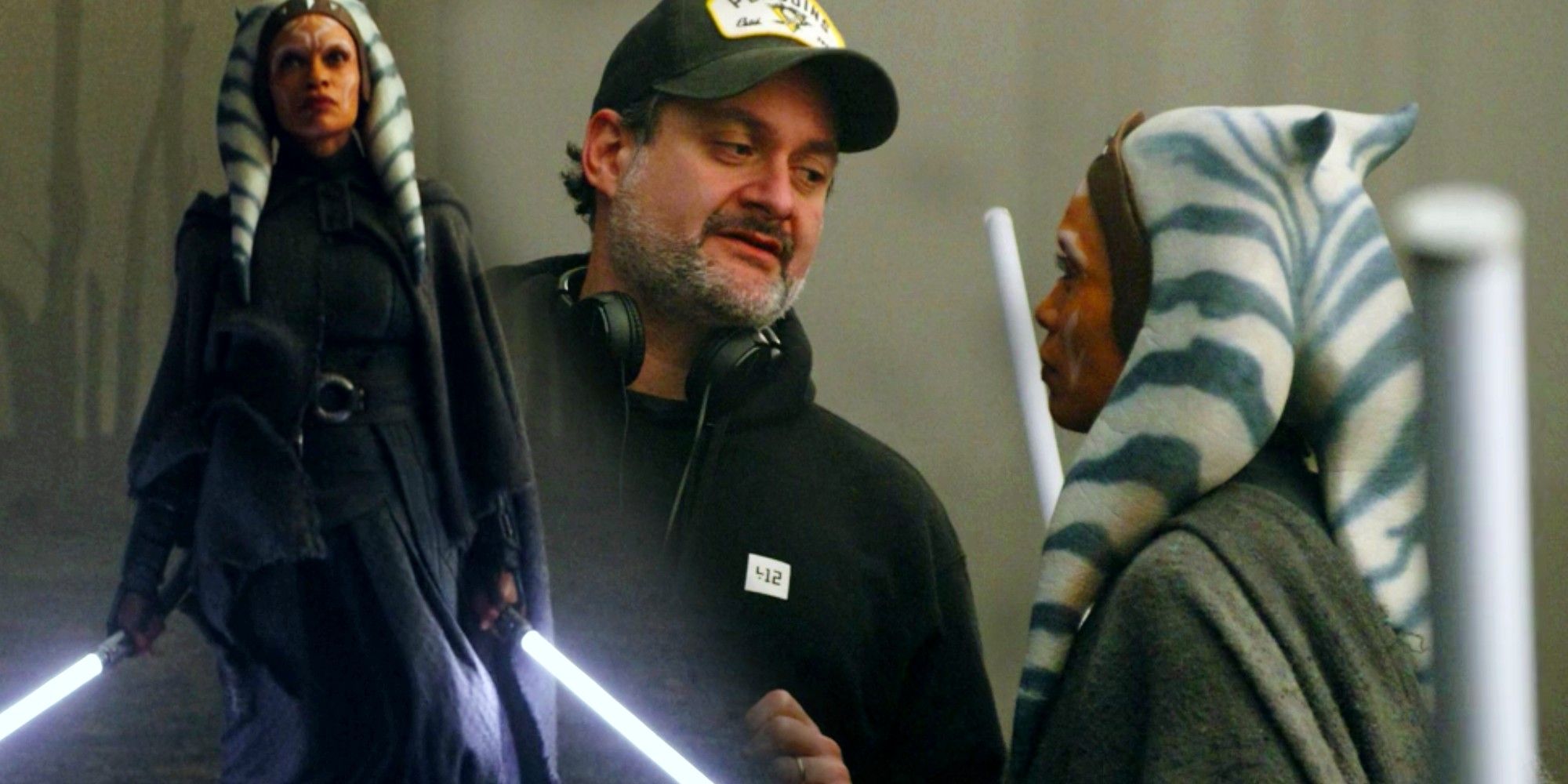 The Mandalorian: cómo se ven los sables de luz de Ahsoka Tano sin CGI