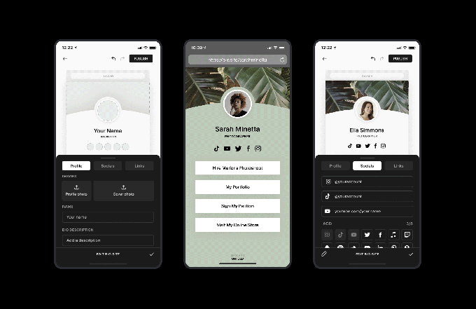 Despliegue de sitios bio