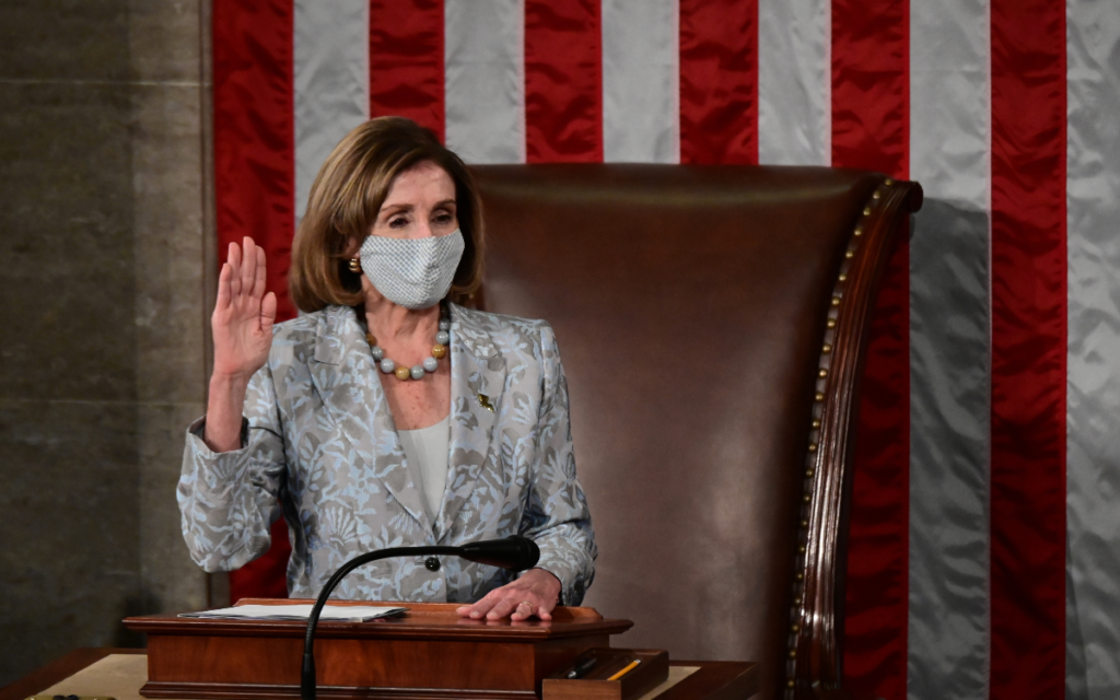 Nancy Pelosi es reelegida como presidenta de la Cámara de Representantes de EU
