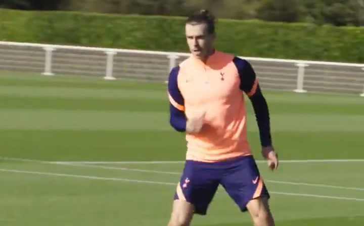 Gareth Bale, entrenando con el Tottenham Gareth Bale, entrenando con el Tottenham