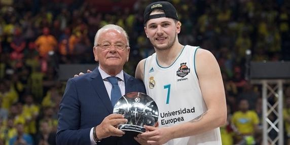 Luka Doncic ganó la Euroliga en 2018 y fue escogido MVP de la Final Four