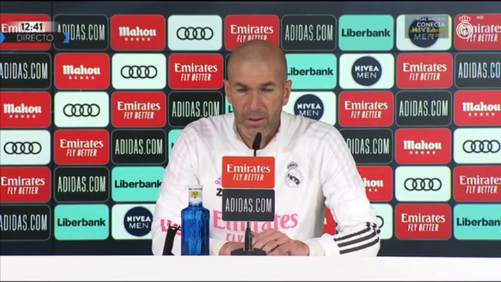 La rueda de prensa de Zidane previa al duelo copero contra el Alcoyano La rueda de prensa de Zidane previa al duelo copero contra el Alcoyano