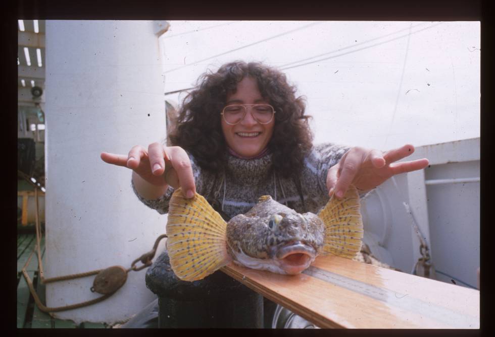 Giráldez en la misma campaña  Antártida 8611 .