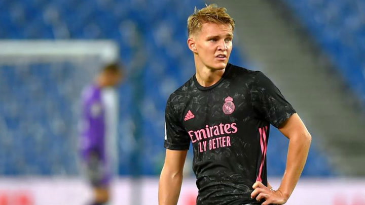 Los números de Odegaard con el Real Madrid