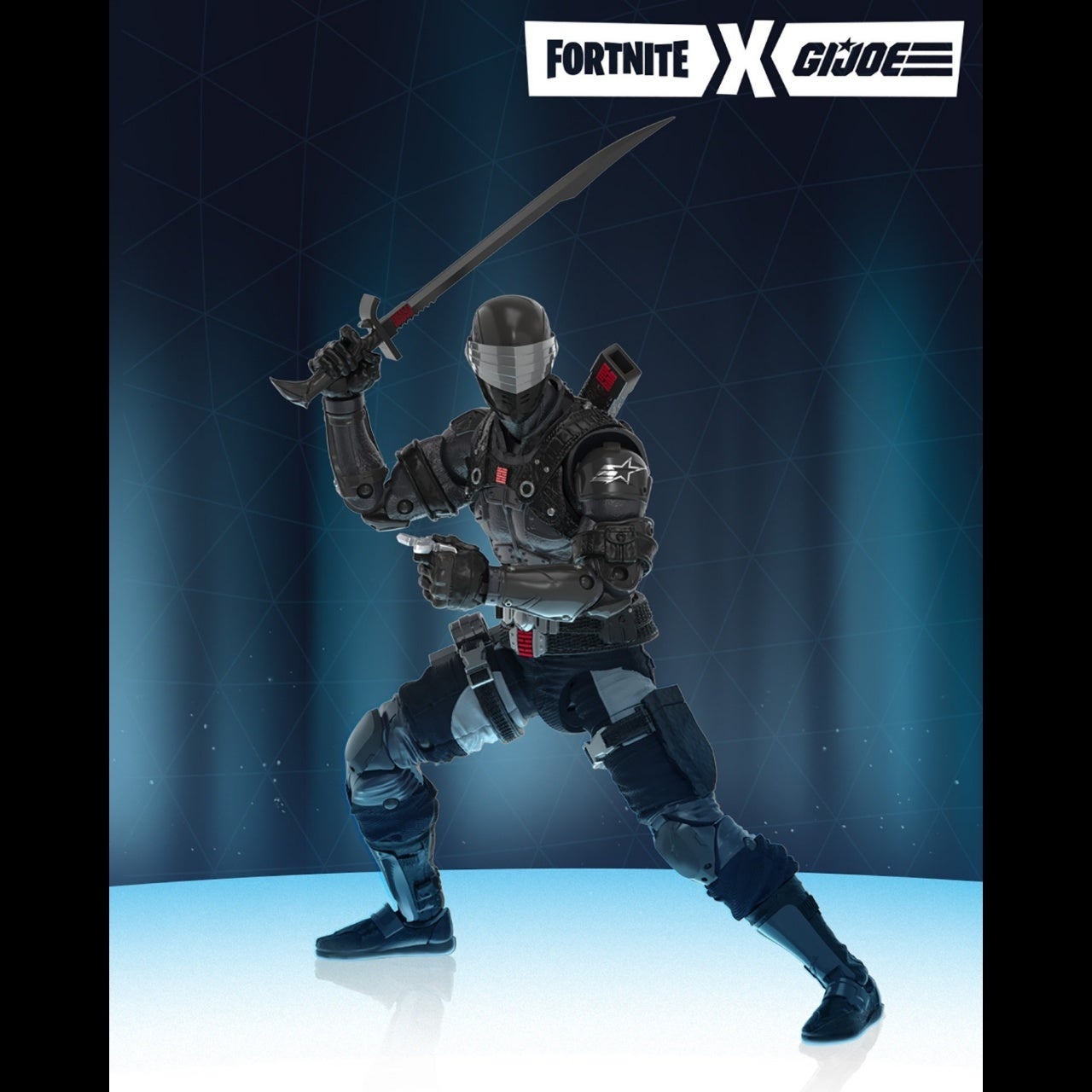 gi joe fortnite ojos de serpiente figura 2