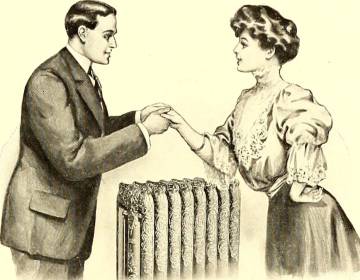 Este buen hombre se dispone a hacer su proposición porque el ambiente ha sido ya previamente