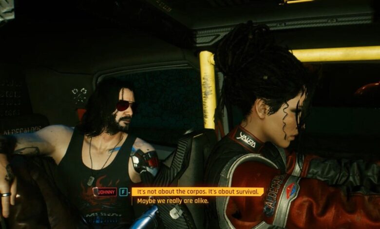 La conducción de Cyberpunk 2077 es tan mala en las carreras que los oponentes te dejan ganar
