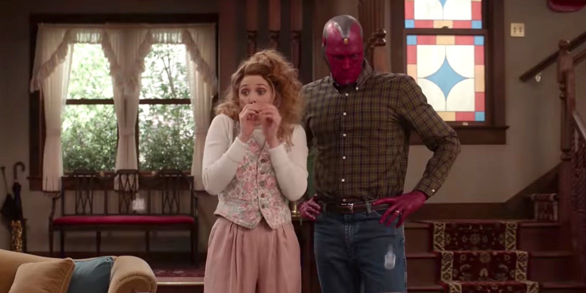 Las parodias de la comedia de situación de WandaVision se vuelven más cínicas en episodios posteriores