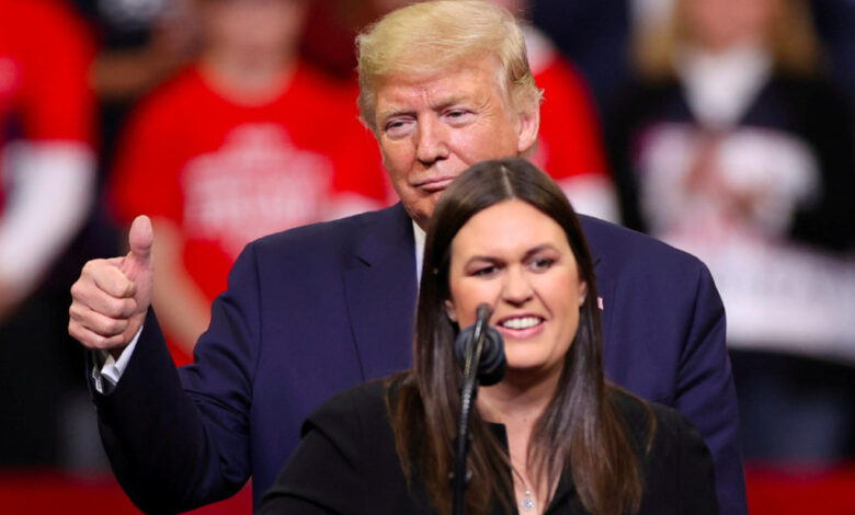 Sarah Huckabee, exsecretaria de prensa de Trump, se postulará para gobernadora de Arkansas | Video