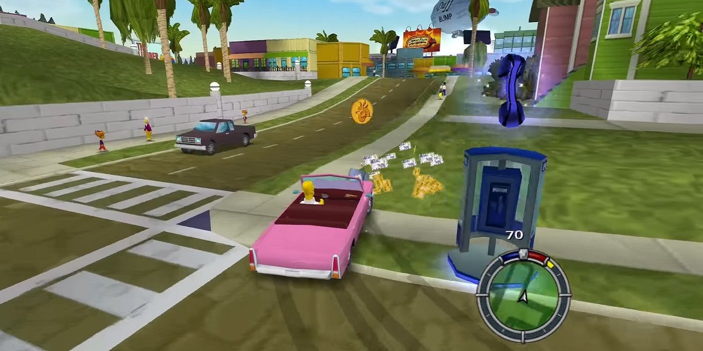 Simpsons: Hit & Run Mod convierte los 3 niveles en un Springfield masivo