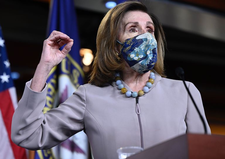 La líder demócrata de la Cámara de Representantes, Nancy Pelosi, en el Capitolio.